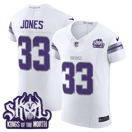 Men's Minnesota Vikings 2024 Winter Warrior Skol Patch Vapor Elite Jersey - All Stitched