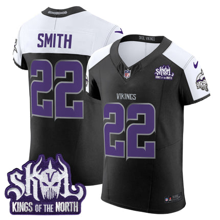 Men's Minnesota Vikings 2024 Winter Warrior Skol Patch Vapor Elite Jersey - All Stitched