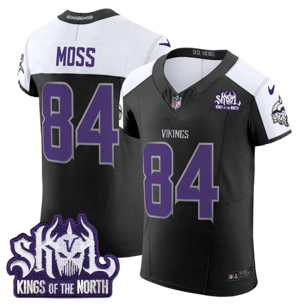Men's Minnesota Vikings 2024 Winter Warrior Skol Patch Vapor Elite Jersey - All Stitched
