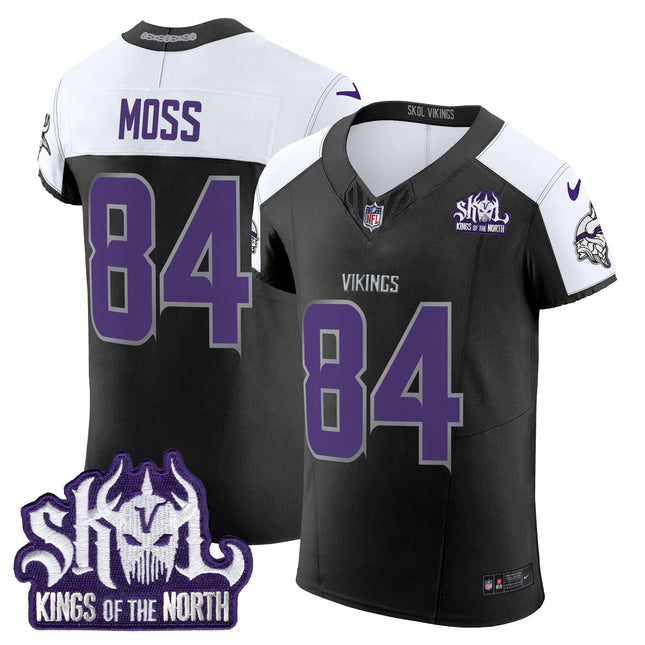Men's Minnesota Vikings 2024 Winter Warrior Skol Patch Vapor Elite Jersey - All Stitched
