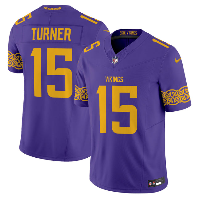 Men's Minnesota Vikings Nordic Pattern Vapor Limited Jersey - All Stitched