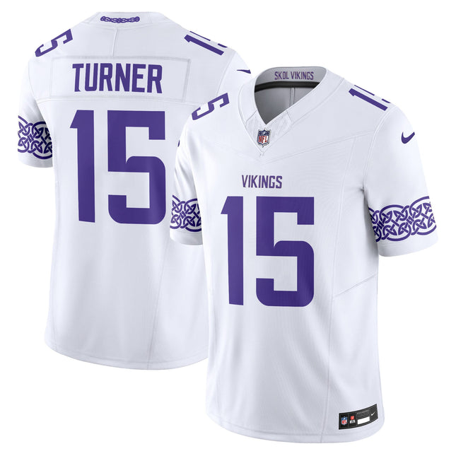 Men's Minnesota Vikings Nordic Pattern Vapor Limited Jersey - All Stitched