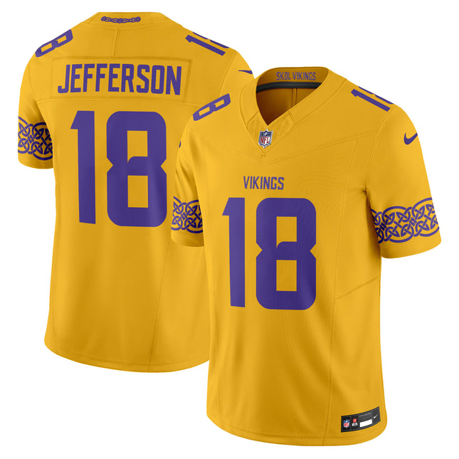 Men's Minnesota Vikings Nordic Pattern Vapor Limited Jersey - All Stitched