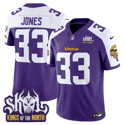 Men's Minnesota Vikings King Of The North Patch Vapor Limited Jersey - All Stitched