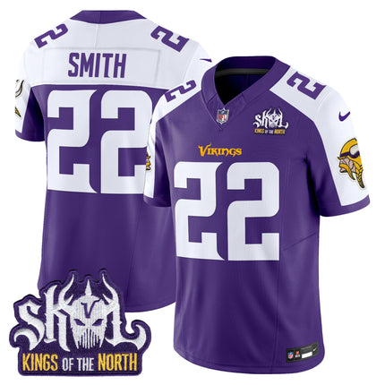 Men's Minnesota Vikings King Of The North Patch Vapor Limited Jersey - All Stitched