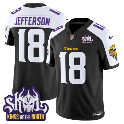 Men's Minnesota Vikings King Of The North Patch Vapor Limited Jersey - All Stitched
