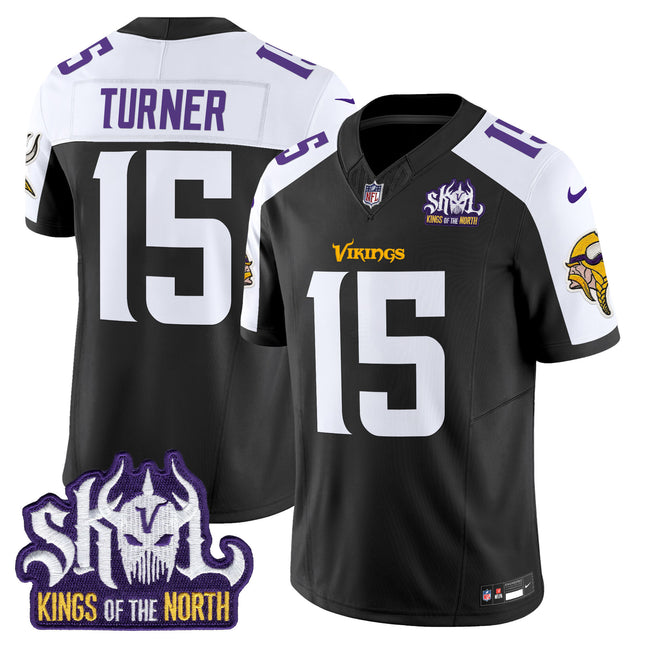 Men's Minnesota Vikings King Of The North Patch Vapor Limited Jersey - All Stitched