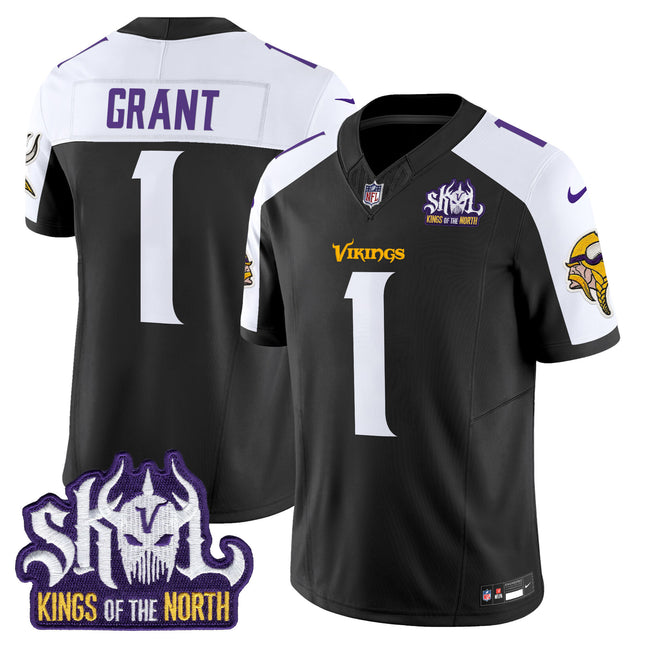 Men's Minnesota Vikings King Of The North Patch Vapor Limited Jersey - All Stitched