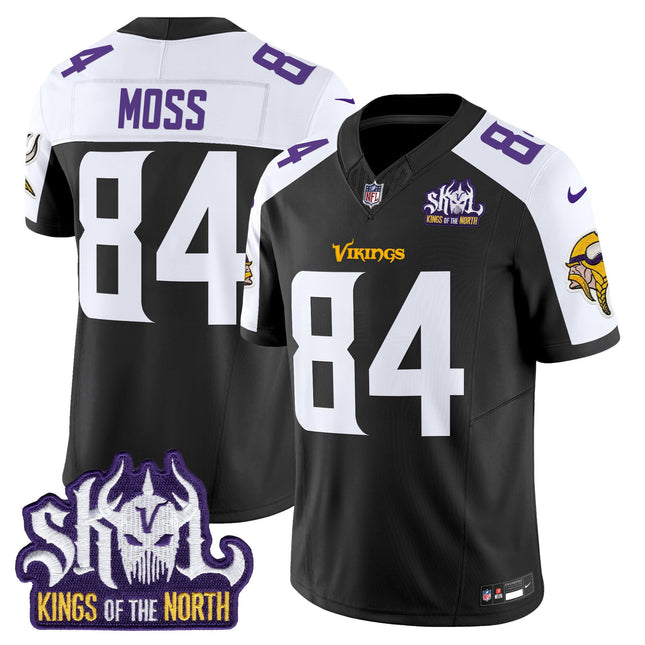 Men's Minnesota Vikings King Of The North Patch Vapor Limited Jersey - All Stitched