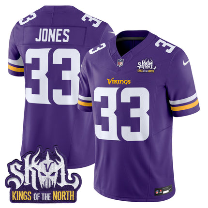 Men's Minnesota Vikings King Of The North Patch Vapor Limited Jersey - All Stitched