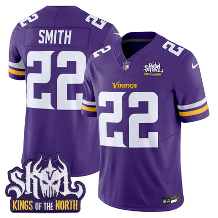 Men's Minnesota Vikings King Of The North Patch Vapor Limited Jersey - All Stitched