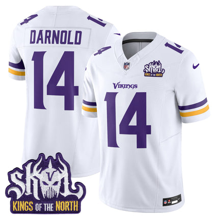 Men's Minnesota Vikings King Of The North Patch Vapor Limited Jersey - All Stitched