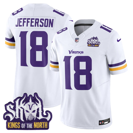 Men's Minnesota Vikings King Of The North Patch Vapor Limited Jersey - All Stitched
