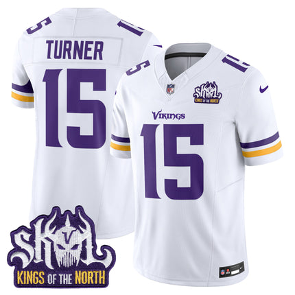 Men's Minnesota Vikings King Of The North Patch Vapor Limited Jersey - All Stitched