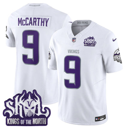 Men's Minnesota Vikings King Of The North Patch Vapor Limited Jersey - All Stitched