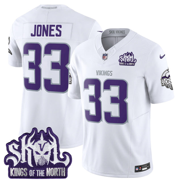 Men's Minnesota Vikings King Of The North Patch Vapor Limited Jersey - All Stitched