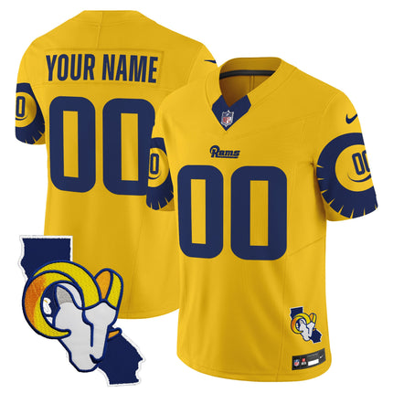 Custom Gender/Name Rams Special Vapor Limited Jersey V2 - All Stitched