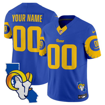Custom Gender/Name Rams Special Vapor Limited Jersey V2 - All Stitched