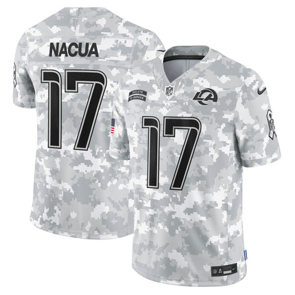 Rams 2024 Salute to Service Vapor Limited Jersey - Arctic Camo - All Stitched
