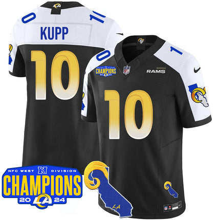 Men's Los Angeles Rams 2024 NFC West Division Champions Jersey - All Stitched