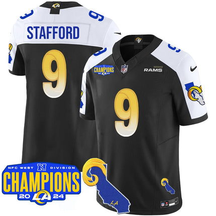 Men's Los Angeles Rams 2024 NFC West Division Champions Jersey - All Stitched