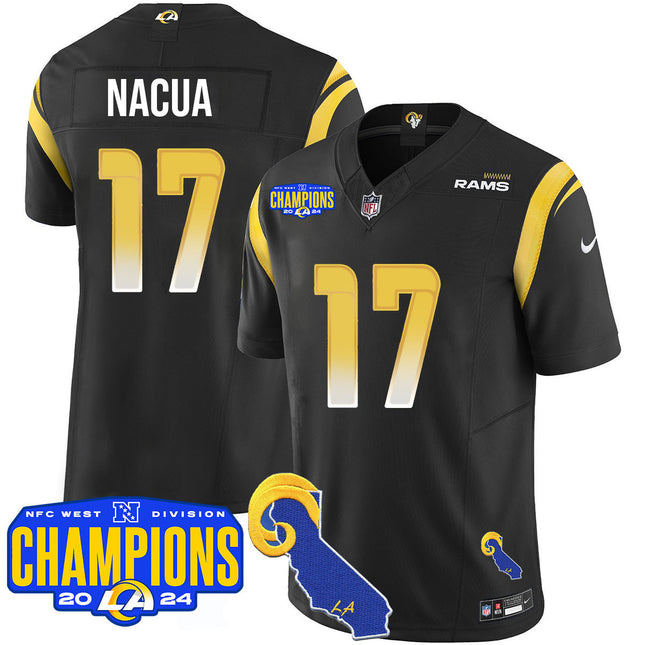 Men's Los Angeles Rams 2024 NFC West Division Champions Jersey - All Stitched