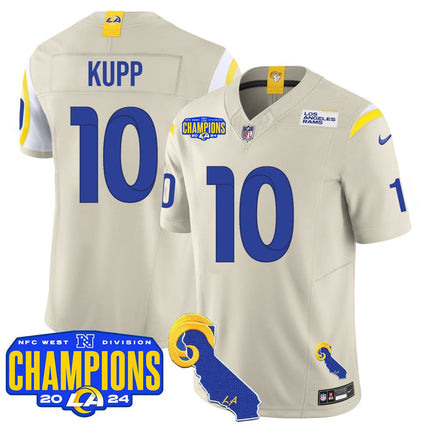 Men's Los Angeles Rams 2024 NFC West Division Champions Jersey - All Stitched