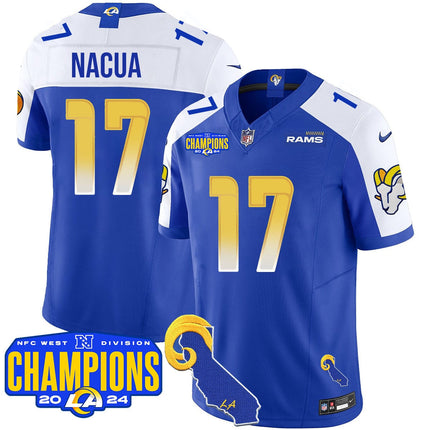 Men's Los Angeles Rams 2024 NFC West Division Champions Jersey - All Stitched
