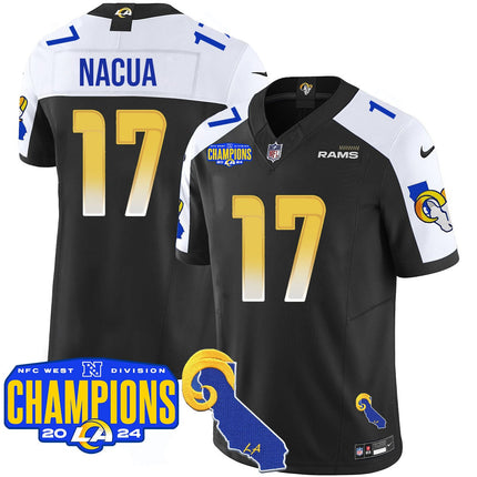 Men's Los Angeles Rams 2024 NFC West Division Champions Jersey - All Stitched