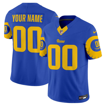 Custom Gender/Name Rams Special Vapor Limited Jersey - All Stitched