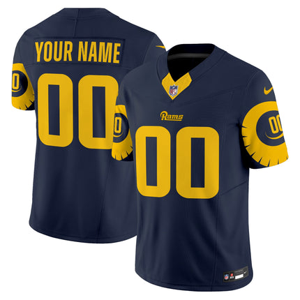 Custom Gender/Name Rams Special Vapor Limited Jersey - All Stitched