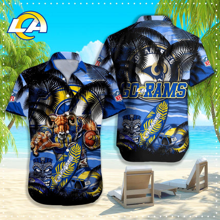 Los Angeles Rams NFL-Hawaiian shirt Q-48184