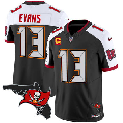 Men's Buccaneers Florida Patch Vapor Limited Jersey V2 - All Stitched