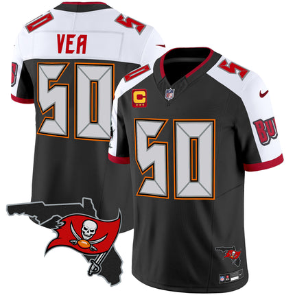 Men's Buccaneers Florida Patch Vapor Limited Jersey V2 - All Stitched