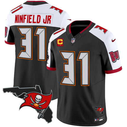 Men's Buccaneers Florida Patch Vapor Limited Jersey V2 - All Stitched