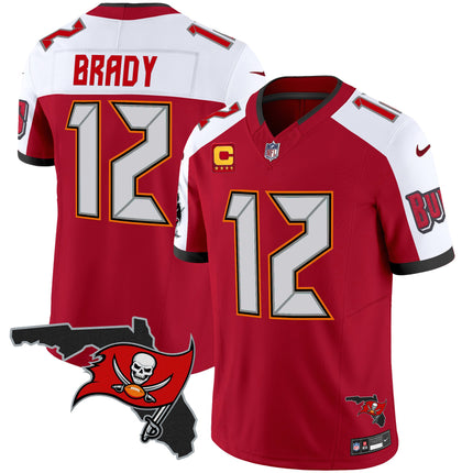 Men's Buccaneers Florida Patch Vapor Limited Jersey V2 - All Stitched