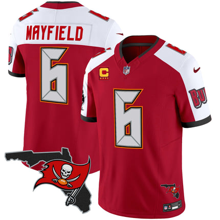 Men's Buccaneers Florida Patch Vapor Limited Jersey V2 - All Stitched