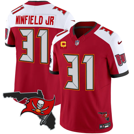 Men's Buccaneers Florida Patch Vapor Limited Jersey V2 - All Stitched