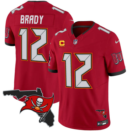 Men's Buccaneers Florida Patch Vapor Limited Jersey V2 - All Stitched