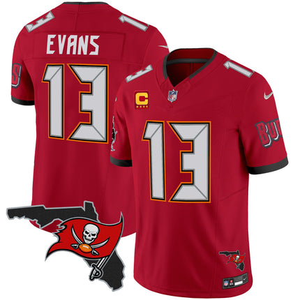 Men's Buccaneers Florida Patch Vapor Limited Jersey V2 - All Stitched