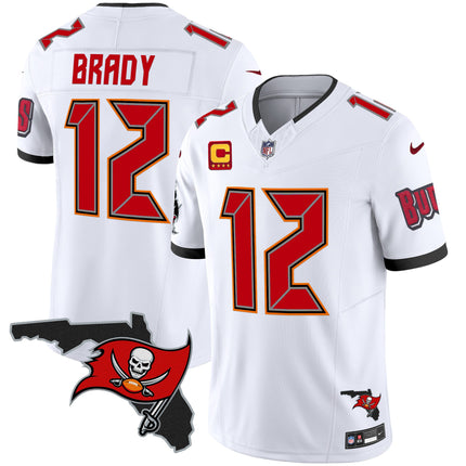 Men's Buccaneers Florida Patch Vapor Limited Jersey V2 - All Stitched