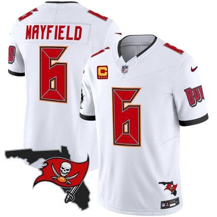 Men's Buccaneers Florida Patch Vapor Limited Jersey V2 - All Stitched