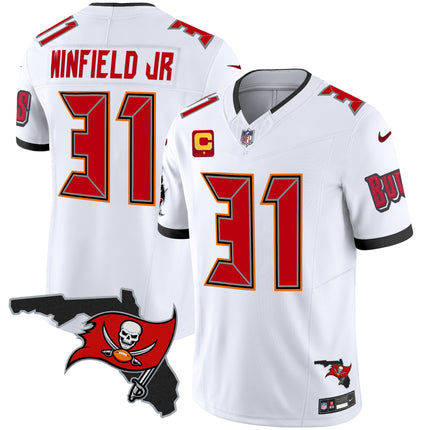 Men's Buccaneers Florida Patch Vapor Limited Jersey V2 - All Stitched