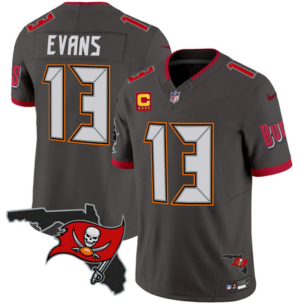 Men's Buccaneers Florida Patch Vapor Limited Jersey V2 - All Stitched