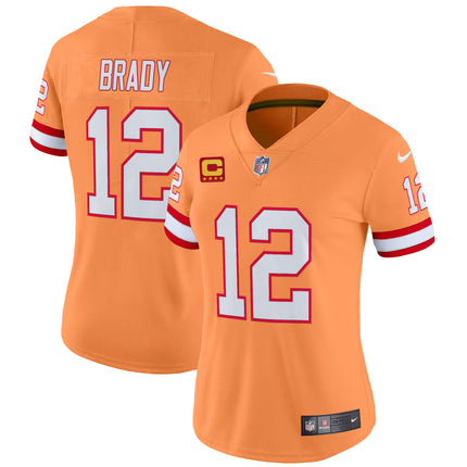 Women's Tampa Bay Buccaneers Throwback Vapor Limited Jersey V2 - All Stitched