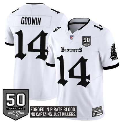 Men's Tampa Bay Buccaneers 'Gothic Pirate Shadows Edition' Limited Jersey - All Stitched