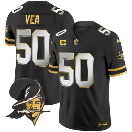 Men's Buccaneers Throwback Gold Vapor Limited Jersey - All Stitched