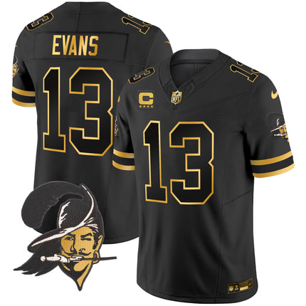 Men's Buccaneers Throwback Gold Vapor Limited Jersey - All Stitched