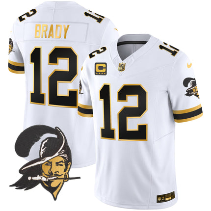 Men's Buccaneers Throwback Gold Vapor Limited Jersey - All Stitched