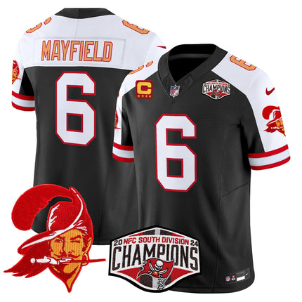 Men's Tampa Bay Buccaneers Throwback 2024 NFC South Division Champions Patch Vapor Limited Jersey - All Stitched